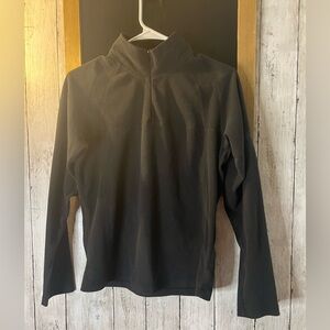 Columbia 1/4 Zip Pullover Fleece Size Small BLACK Womens XCO
